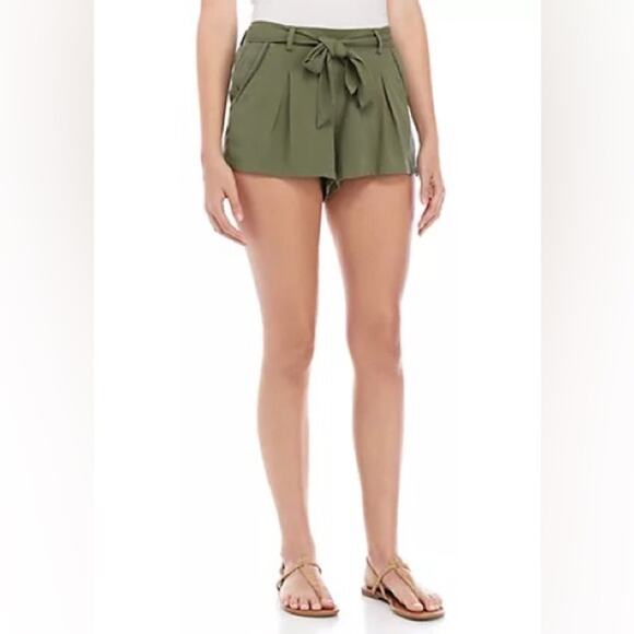 Jack by BB Dakota x Steve Madden Climb the Ladder Olive Green Belted Sho… - Picture 2 of 10